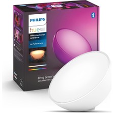 Philips Hue Go V2 Taşınabilir Akıllı LED Masa Lambası, Bluetooth Özellikli, Beyaz ve Renkli