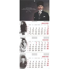 Halk Kitabevi 2025 Atatürk Gemici Duvar Takvimi - Gazi