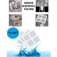 CATEKSSS 5 Adet Banyo Gider Süzgeci Saç Yakalayıcı Süzgeç Banyo Duş Gider Tıkanık Önleyici Süzgeç Plastik