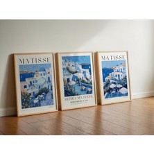 Fark Tanıtım Matisse 3'lü Çerçevesiz Poster, Modern Dekoratif Çerçevesiz Poster, Tablo (3matisse3, 50 x 70)