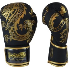 TUX Dragon 30131-P Gold Fury Boks Eldiveni Muay Thai Kick Boks Eldiveni (12 Oz)