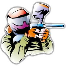 Hepta Collection Paintball Oyuncu Araba Sticker Etiket 18CM Çok Renkli, RENK27K144