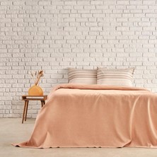Taç Soho DÜZ%100 Pamuk Pike Takımı, Taba, Tek Kişilik