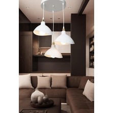 New Global Ag Lightdesign Beyaz Sarkıt Avize Yatak Odası Salon Mutfak Koridor Lamba 22 AGNM43