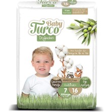 Baby Turco Doğadan 7 Beden Xxlarge Bebek Bezi (1 x 16 Adet)
