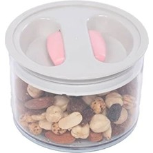 CATEKSSS Kaymaz Tabanlı Saklama Kabı 0,5 Lt Plastik Pembe