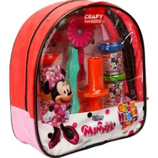 Urfakent Crafy Minnie Sırt Çantalı Oyun Hamuru Seti 200 Gr. 18 Parça