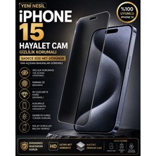 YLDZ iphone 15 Nano Hayalet Koruyucu Cam