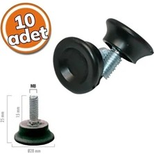 CATEKSSS Küçük Ayak Siyah M8 10'lu Set Çok Renkli