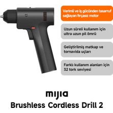 Xiaomi Mijia Brushless Cordless Drill 2 Şarjlı Matkap Akülü Vidalama Kömürsüz