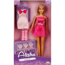 NW NessiWorld 01423 Sun-Rst-Sıs-Mnk- Alisha Gece Elbiseli Bebek Seti 29CM -
