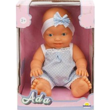 NW NessiWorld 20030 Sun-Sabc-Dzm-2 Asortili Saçsız Ada Bebek 23CM