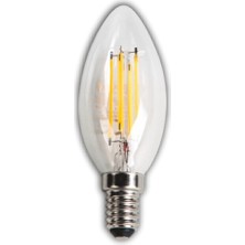 MiraLive 1 Adet Cata Ct 4066 LED Rustik Ampul 4W 3200K Gün Işığı E14 Duy