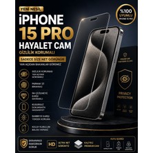 YLDZ iphone 15 Pro Nano Hayalet Koruyucu Cam