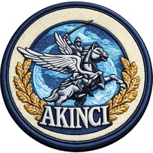 Havacı Market Akıncı Nakış Peç, 8 cm Işlemeli Nakış Havacılık Patch