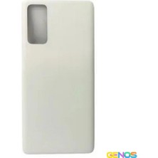 Genos Samsung Galaxy S20 Fe Uyumlu Batarya Kapağı (Beyaz) (SN807979)