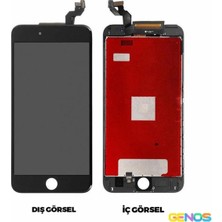 Genos iPhone 6s Plus Uyumlu Aaa Kalite Lcd+Dokunmatik+Çıtalı (Siyah) (SN808685)