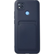 Newface Xiaomi Redmi 9c Kılıf Kelvin Kartvizitli Silikon - Lacivert