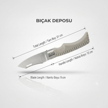 Bıçak Deposu Mehmet - Profesyonel Outdoor ve Kamp Çakısı - 21 cm