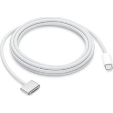 Genos Macbook Pro 16 2023 Uyumlu Usb-C - Magsafe 3 Kablo 2mt
