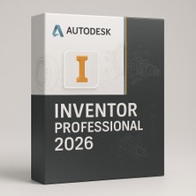 Autodesk Inventor Professional 2026 (Windows) - 1 Pc 3 Yıl Full Sürüm Serial Kod