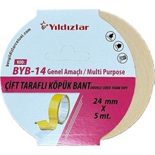 Yıldızlar Byb-14 Çift Taraflı Köpük Bant 24*5mt.