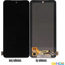 Genos Xiaomi Redmi Note 11S Uyumlu OLED Lcd+Dokunmatik (Siyah) (SN809053)
