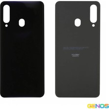 Genos Samsung Galaxy A60 Uyumlu Batarya Kapağı (Siyah) (SN807731)