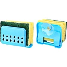 CATEKSSS Vantuzlu Bulaşık Süngeri Askısı Sponge Hanger Altın