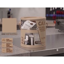CAXCOLORS Cax Dayanıklı Özel Yüzey Boyası 1 L - Su , Nem ve Isı Dayanımlı Fayans & Lavabo Boyası