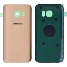 Genos Samsung G935 S7 Edge Uyumlu Arka Kapak Gold Altın