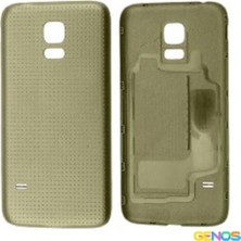 Genos Samsung Galaxy G800 S5 Mini Uyumlu Batarya Kapağı (Gold) (SN807651)