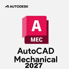 Autodesk Autocad Mechanical 2027 (Windows) - 1 Pc 2 Yıl Serial Kod Full Sürüm