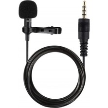 Newface 3.5mm Jak 1.5 Metre Double Mikrofon - Siyah