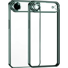 Newface Apple iPhone 17 Air Razer Lensli Silikon - Yeşil