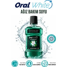 Oral White Cleaning Pro Ağız Bakım Suyu 250 ml Alkolsüz - Yeni Formül