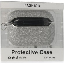 MiraLive Apple Airpods Pro (1.nesil) Spell Simli Kılıf - Gümüş