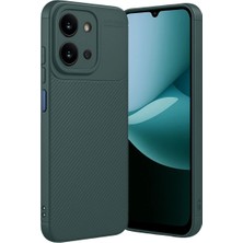 MiraLive Xiaomi Redmi 15C 4g Auto Focus Karbon Kapak - Koyu Yeşil