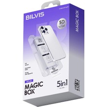 MiraLive Apple Iphone 16 Pro Bilvis 5in1 3D Magic Cam Ekran Koruyucu - Siyah