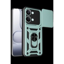 MiraLive Xiaomi Poco X8 Pro Max Pars Lens Yüzüklü Silikon - Yeşil