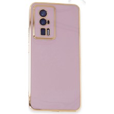 MiraLive Xiaomi Poco F5 Pro Kılıf Volet Silikon - Mor