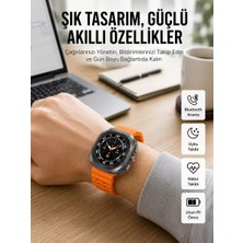 Nemere İthalat 2025 Model Gelişmiş Özellikli Nabız Sensörlü Spor Takibi Yapabilen Titreşimli Saat Nemere It
