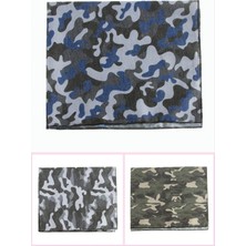 Marsilyan Asker Desenli Keten Bandana 50*50
