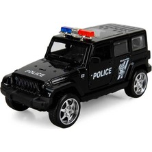 Urfakent Maxx Wheels Işıklı Polis Jeep Model Arabalar 12 cm