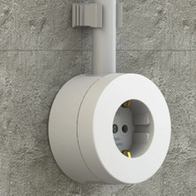 Beruflic 1 Adet Ovivo Xone Beyaz Topraklı Priz Sıva Üstü
