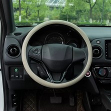 Nemere İthalat Silikon Direksiyon Kılıfı Bej 36-42CM Nemere Ithalat