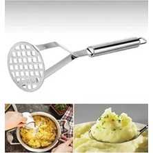 CATEKSSS Patetes Ezici, Püre Yapıcı, Mama Yapıcı Lüks Paslanmaz Çelik Metalik