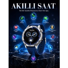 Beruflic Uzun Süreli Pil Ömrüne Sahip Amoled Akıllı Saat 3 Kordonlu Tasarım