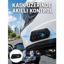 Beruflic Bluetooth Kask Kulaklığı Intercom 5.0 Bluetooth Android ve Ios Uyumlu Yeni Nesil