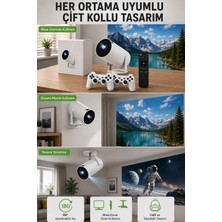 Urfakent Kablosuz 4K Projeksiyon – Wi‑fi 6 & Bluetooth 5.0 Ile Oyun ve Uygulama Merkezli Yeni Nesil